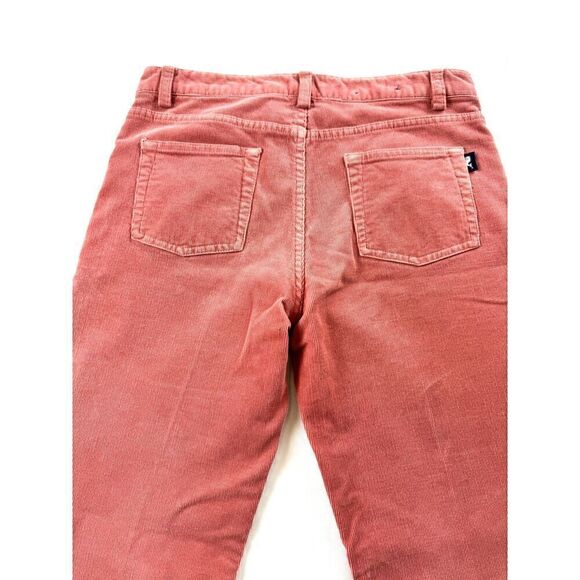 Girls Vineyard Vines Salmon Pink Straight Leg Corduroy Pants sz 12 EUC - Picture 2 of 7
